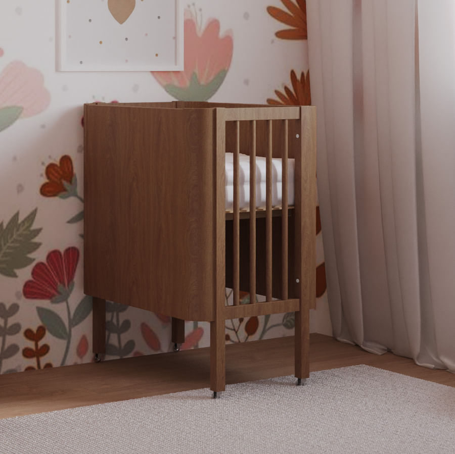 Kit de Transformação Para Mini Berço Nord - Freijó Old