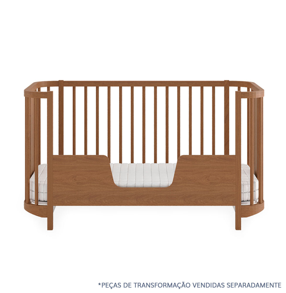 Meia Grade de Transformação Para Mini Cama Raika - Freijó