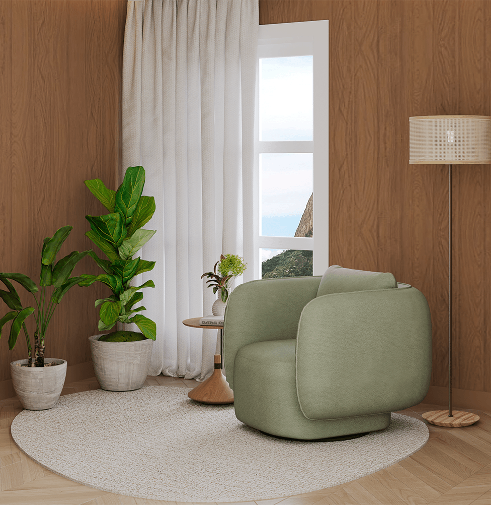 Poltrona Olivia - Verde