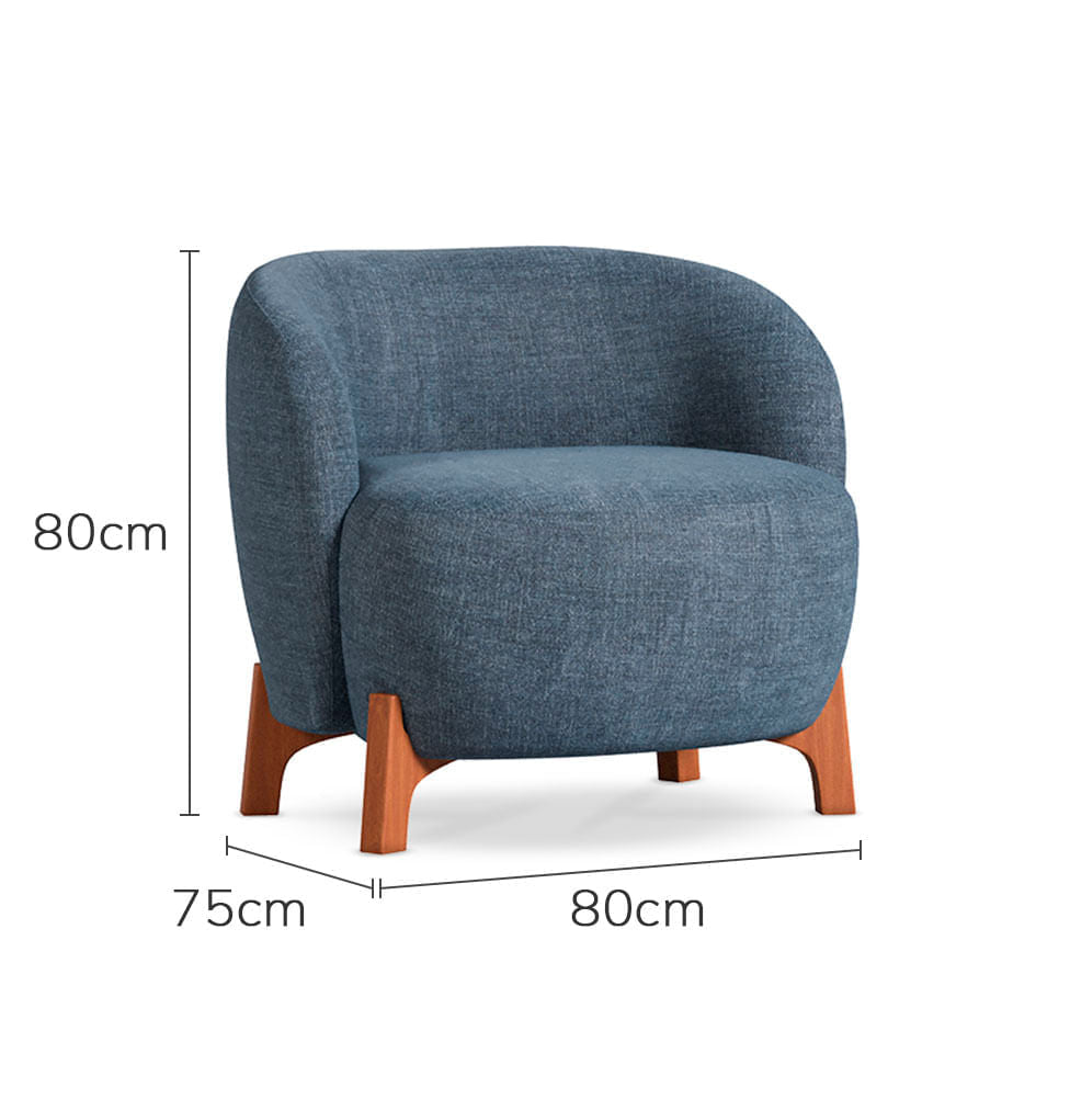 Poltrona Gota - Azul