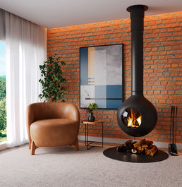 Poltrona Gota - Couro Eco Mel