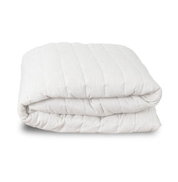 Colcha Casal Com Elástico Quadradinho - Linho