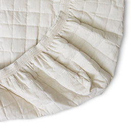 Colcha Casal Com Elástico Quadradinho - Linho