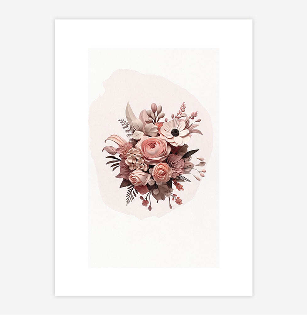 Quadro Bouquet Outono - Vertical