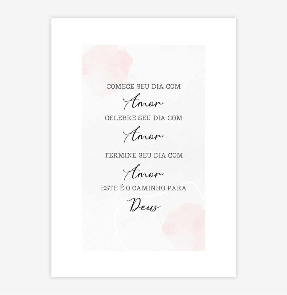 Quadro Amor Outono - Vertical