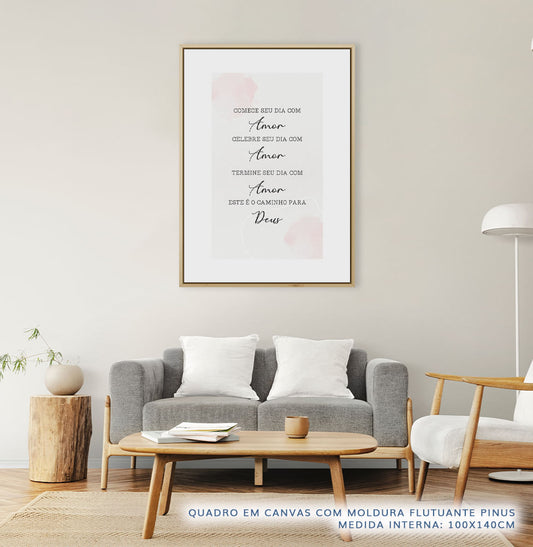 Quadro Amor Outono - Vertical