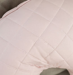 Almofada de Amamentação Quadradinho Chambre - Rosa Nuvem