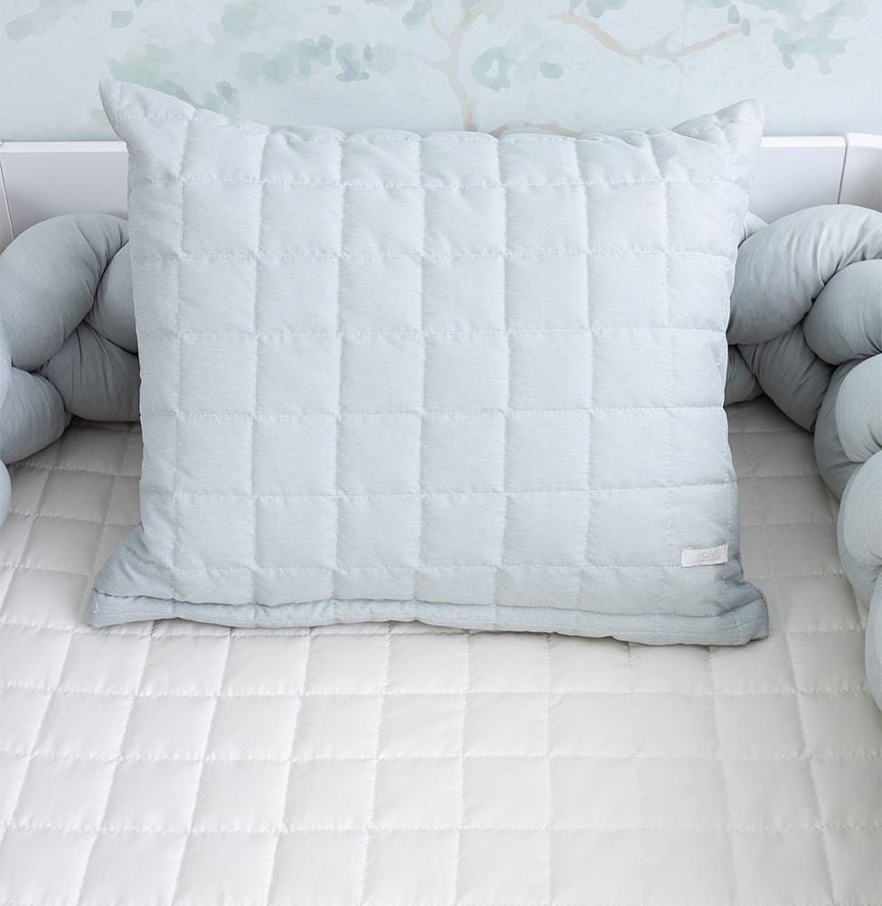 Almofada Quadradinho Chambre 40x30cm - Verde Mescla