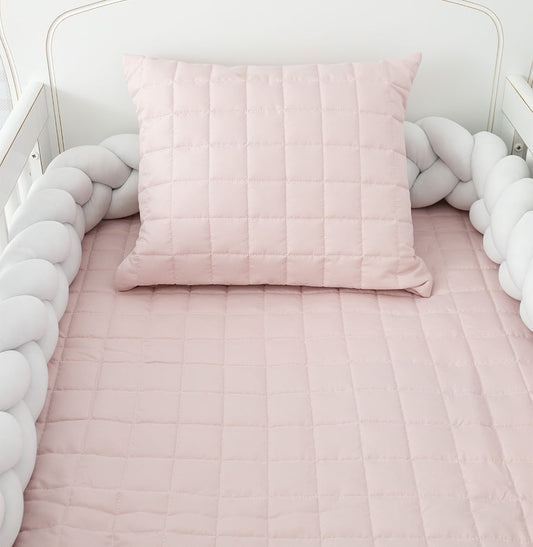 Almofada Quadradinho Chambre 40x30cm - Rosa Nuvem