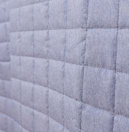 Colcha para Berço Chambre Quadradinho - Azul Mescla