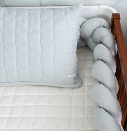 Trança 4m para Berço e Cama Quadradinho Chambre - Verde Mescla