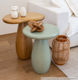 Mesa Lateral Kinder Verde Sálvia - 53cm