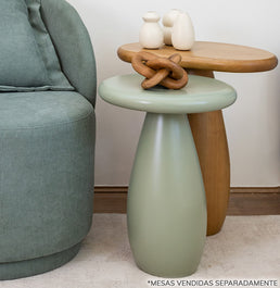 Mesa Lateral Kinder Verde Sálvia - 53cm