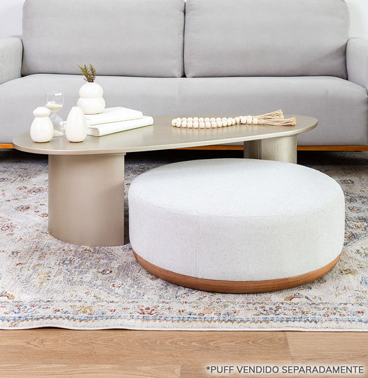 Mesa de Centro Nord Grande - Champagne