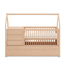 Berço Go Com Casinha Multifuncional 6 em 1 - Carvalho