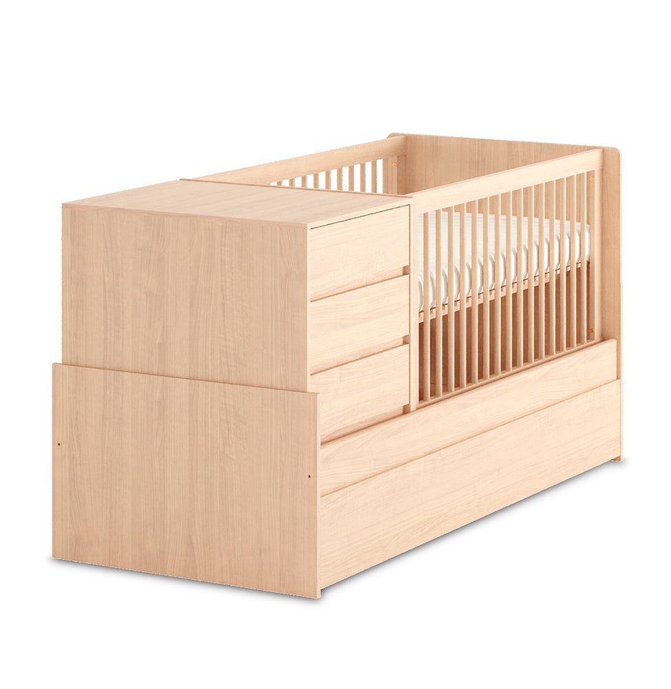 Berço Go Multifuncional 6 em 1 - Carvalho