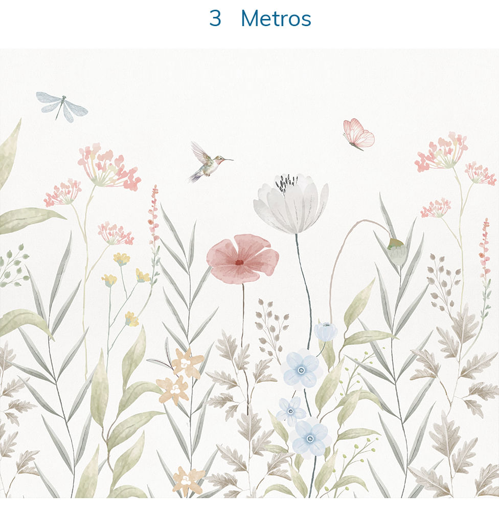 Papel de Parede Jardim do Outono Candy - Mural