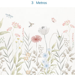 Papel de Parede Jardim do Outono Candy - Mural