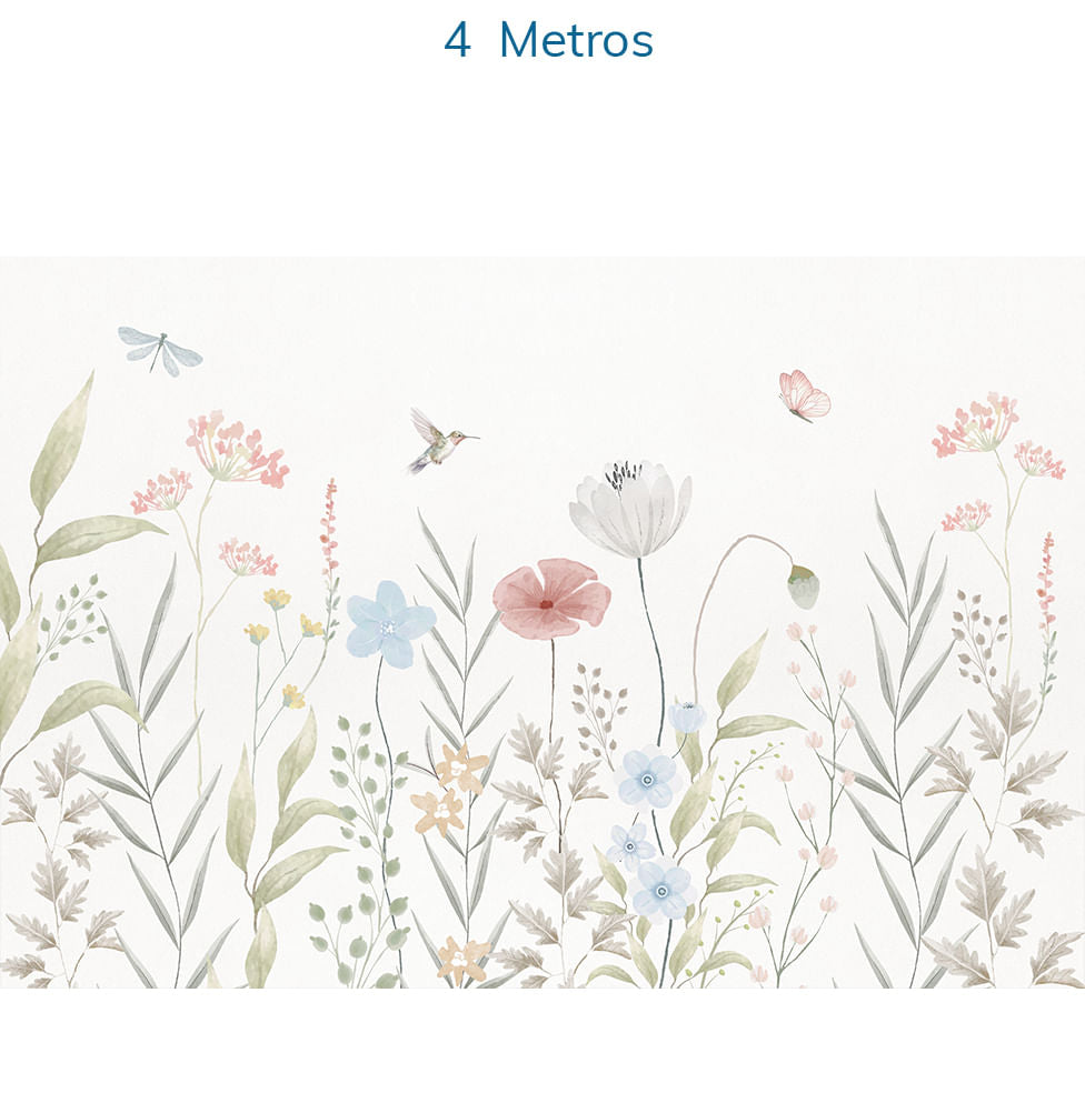 Papel de Parede Jardim do Outono Candy - Mural