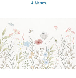 Papel de Parede Jardim do Outono Candy - Mural