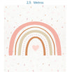 Papel de Parede Arco Íris Aquarela Com Granulados Cobre - Mural