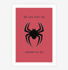 Quadro Infantil Homem Aranha Vermelho - Vertical
