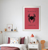 Quadro Infantil Homem Aranha Vermelho - Vertical