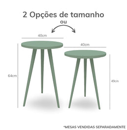 Mesa de Apoio Viena - Verde Jardim