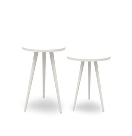 Par de Mesa de Apoio Viena - Branco