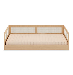 Cama Montessoriana Casal Haus Com Palha - Carvalho