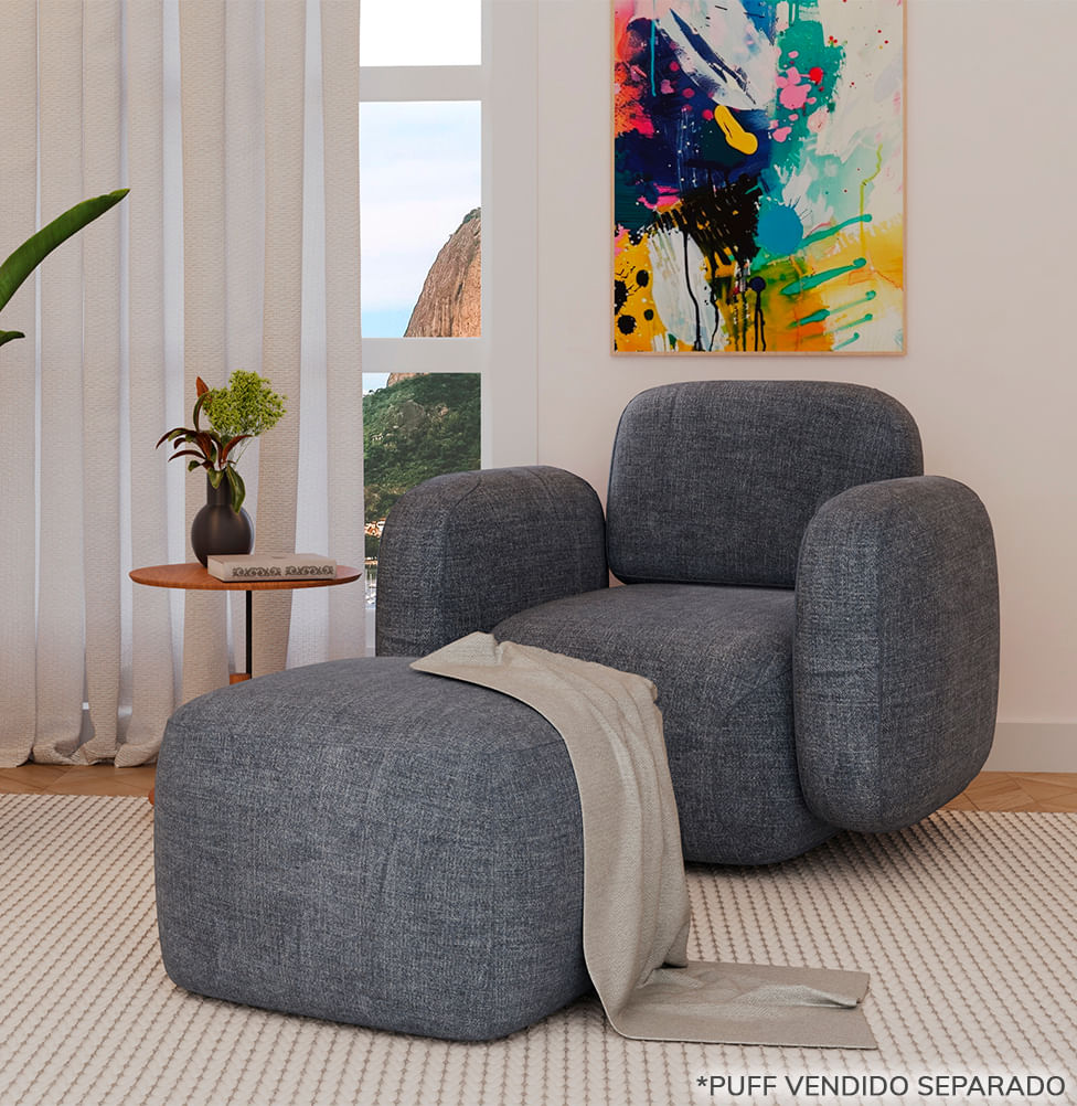 Poltrona Play - Azul