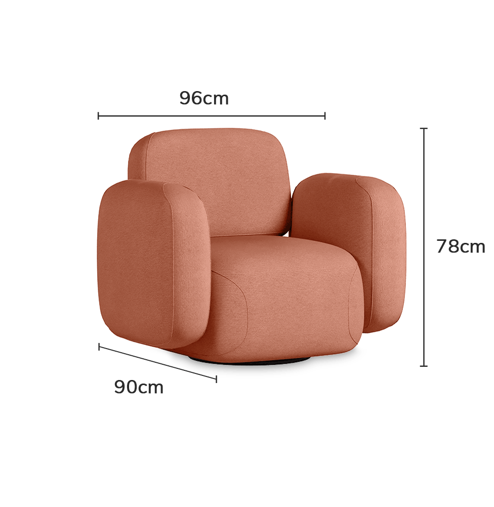 Poltrona Play - Coral