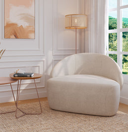 Poltrona Concha - Cru