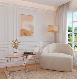 Poltrona Concha - Cru