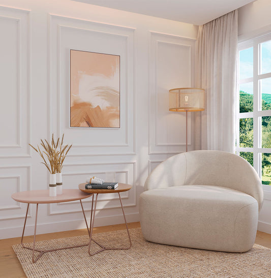 Poltrona Concha - Cru