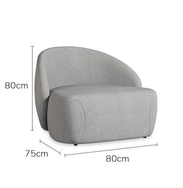 Poltrona Concha - Cinza