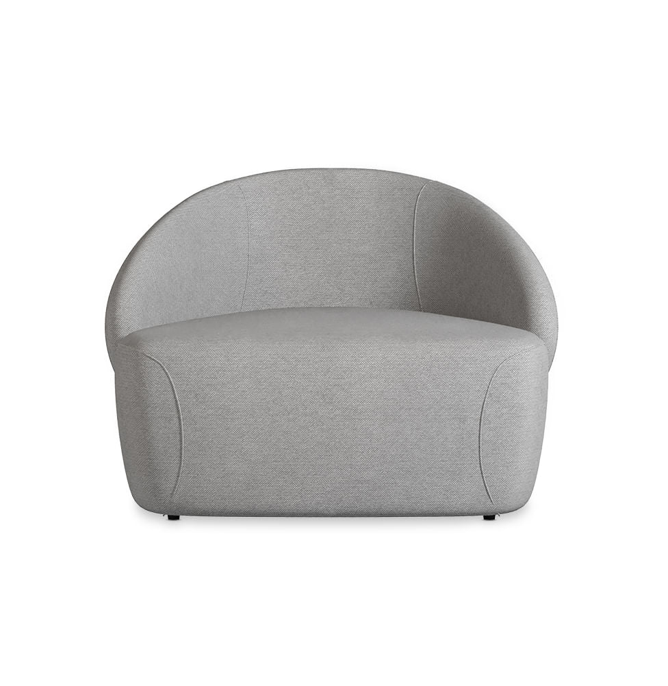 Poltrona Concha - Cinza