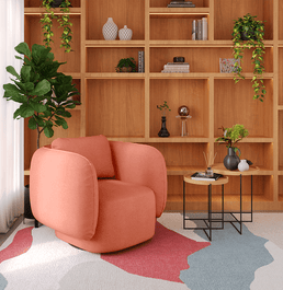 Poltrona Olivia - Coral
