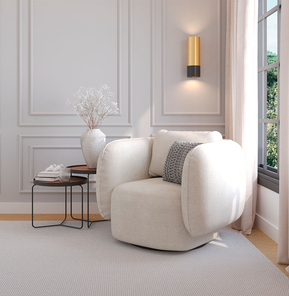 Poltrona Olivia - Cru