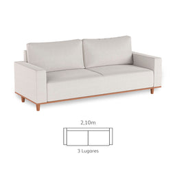 Sofá West 2,10m - Bege