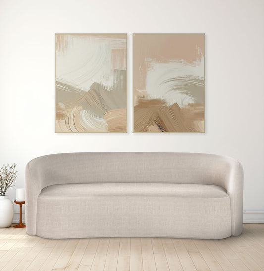 Sofá Orgânico Luna - Bege