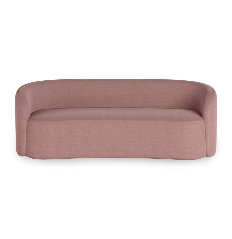 Sofá Orgânico Luna - Rosa