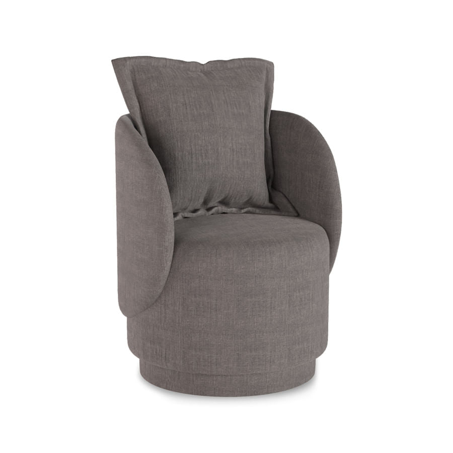 Poltrona Domo - Cinza Chumbo