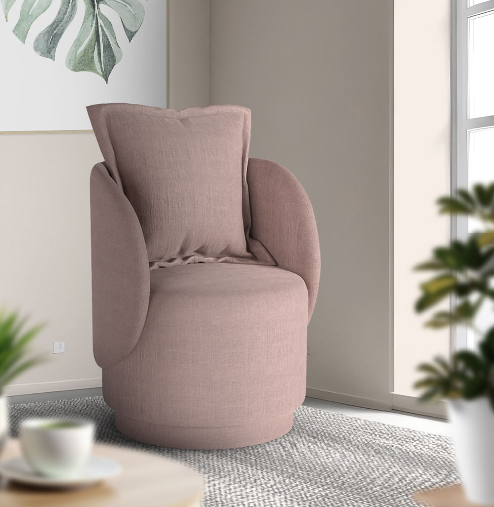 Poltrona Domo - Rosa