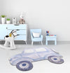 Tapete Infantil Carrinho Azul Playmat