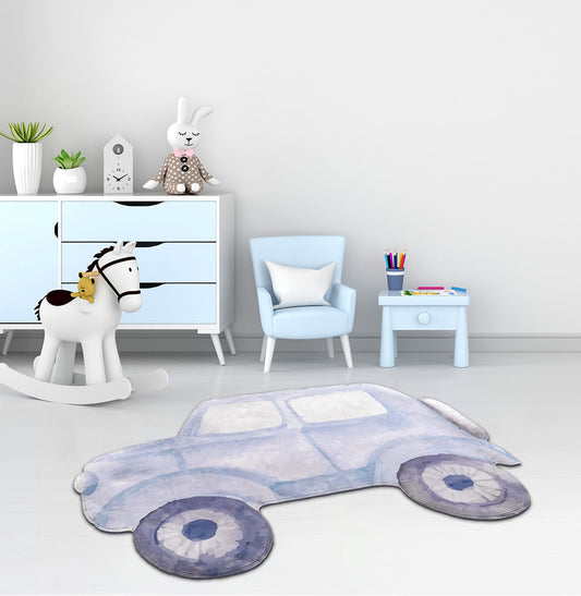 Tapete Infantil Carrinho Azul Playmat