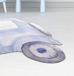 Tapete Infantil Carrinho Azul Playmat
