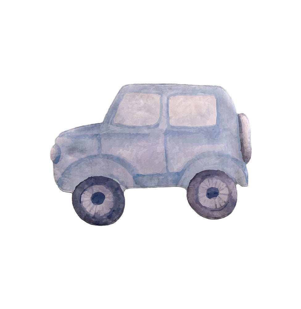 Tapete Infantil Carrinho Azul Playmat