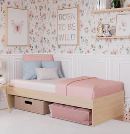 Cama Solteiro Turca Slim - Carvalho