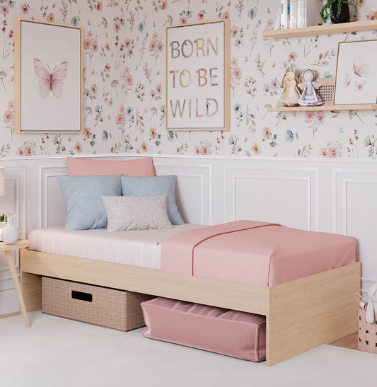 Cama Solteiro Turca Slim - Carvalho